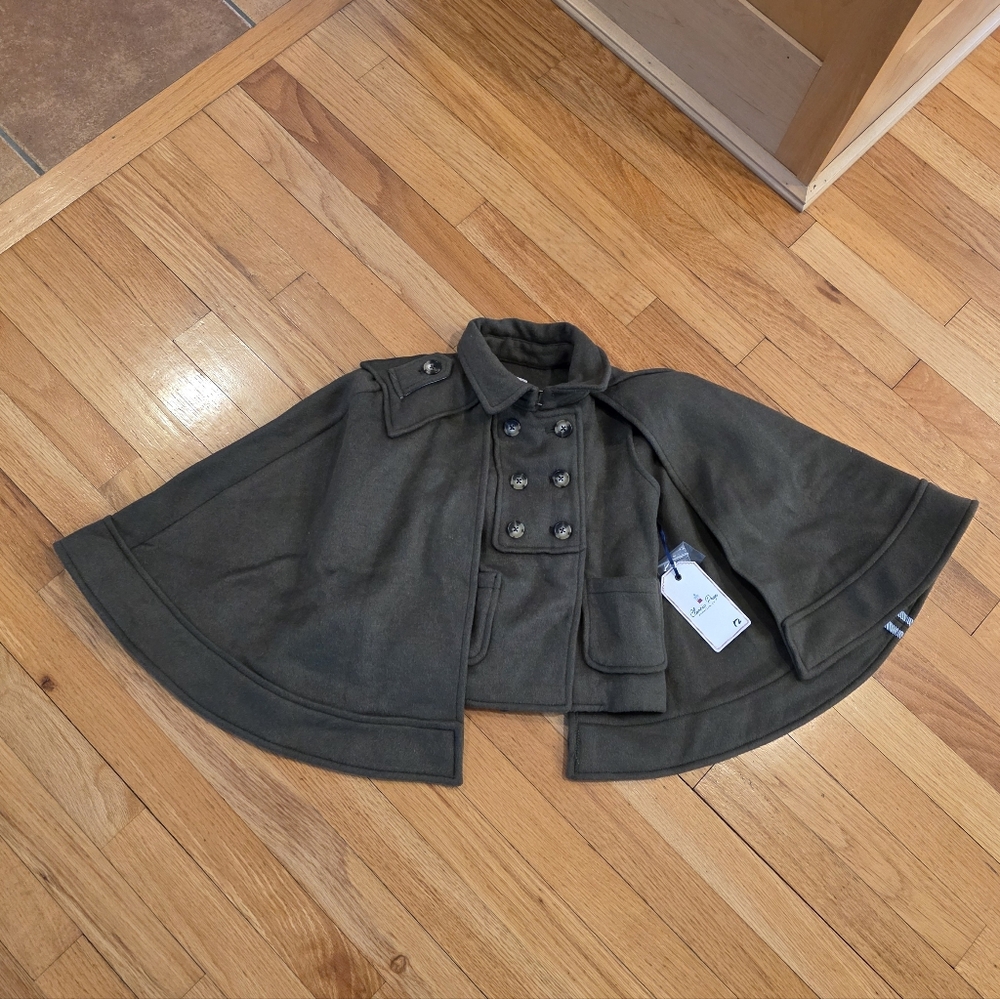 Classic Prep Wool Victoria Cape Jacket - Picture 2 of 7